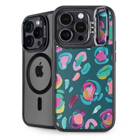 Leopard Spots by Etta Vee iPhone 15 Pro Kickstand Case